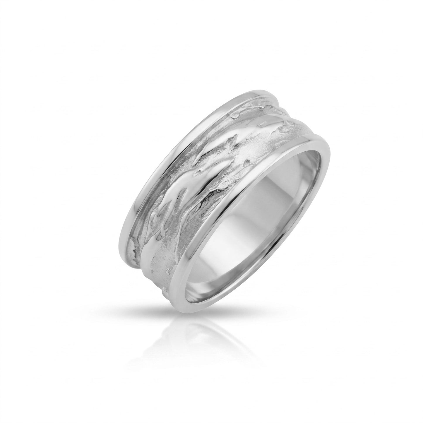 Molten Terrain Band Ring