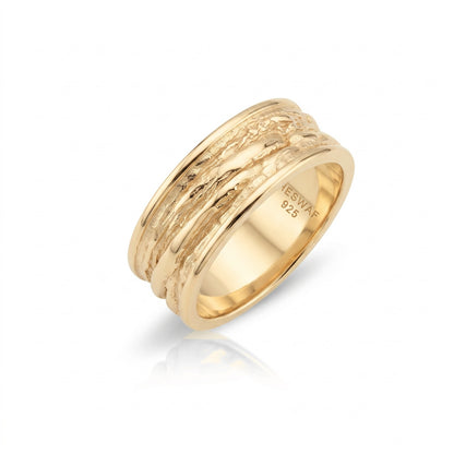Ancient Strata Band Ring
