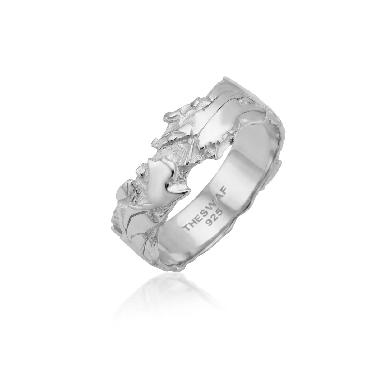 Shattered Metal Band Ring