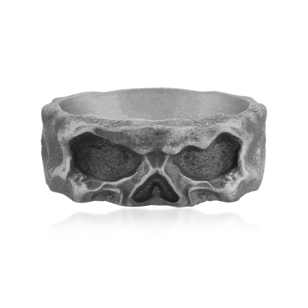 Bone Skull Fragment Band Ring