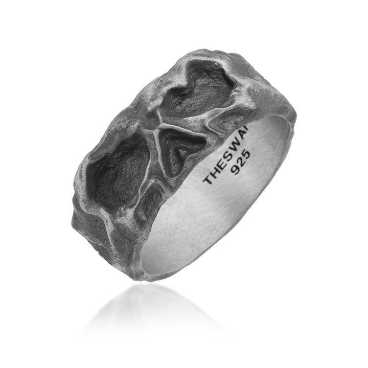 Bone Skull Fragment Band Ring