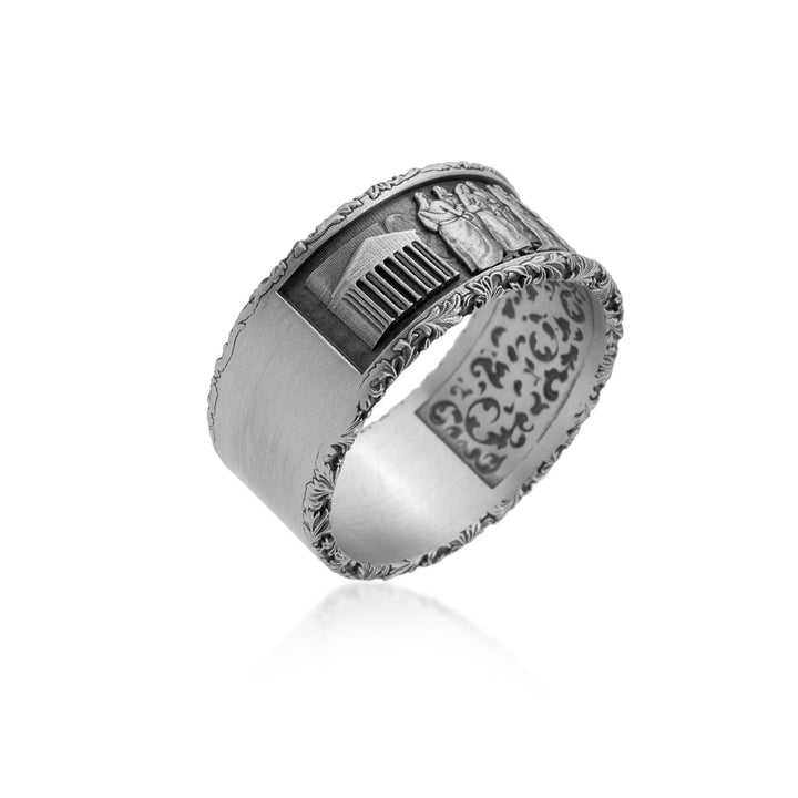 The Last Supper Panoramic Band Ring