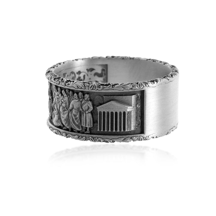 The Last Supper Panoramic Band Ring