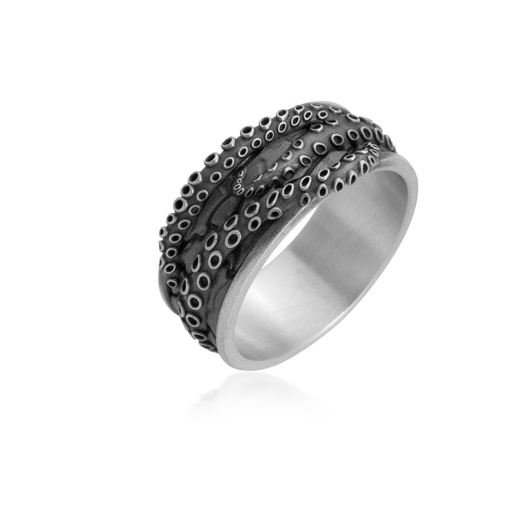 Octopus Tentacle Wrap Band Ring
