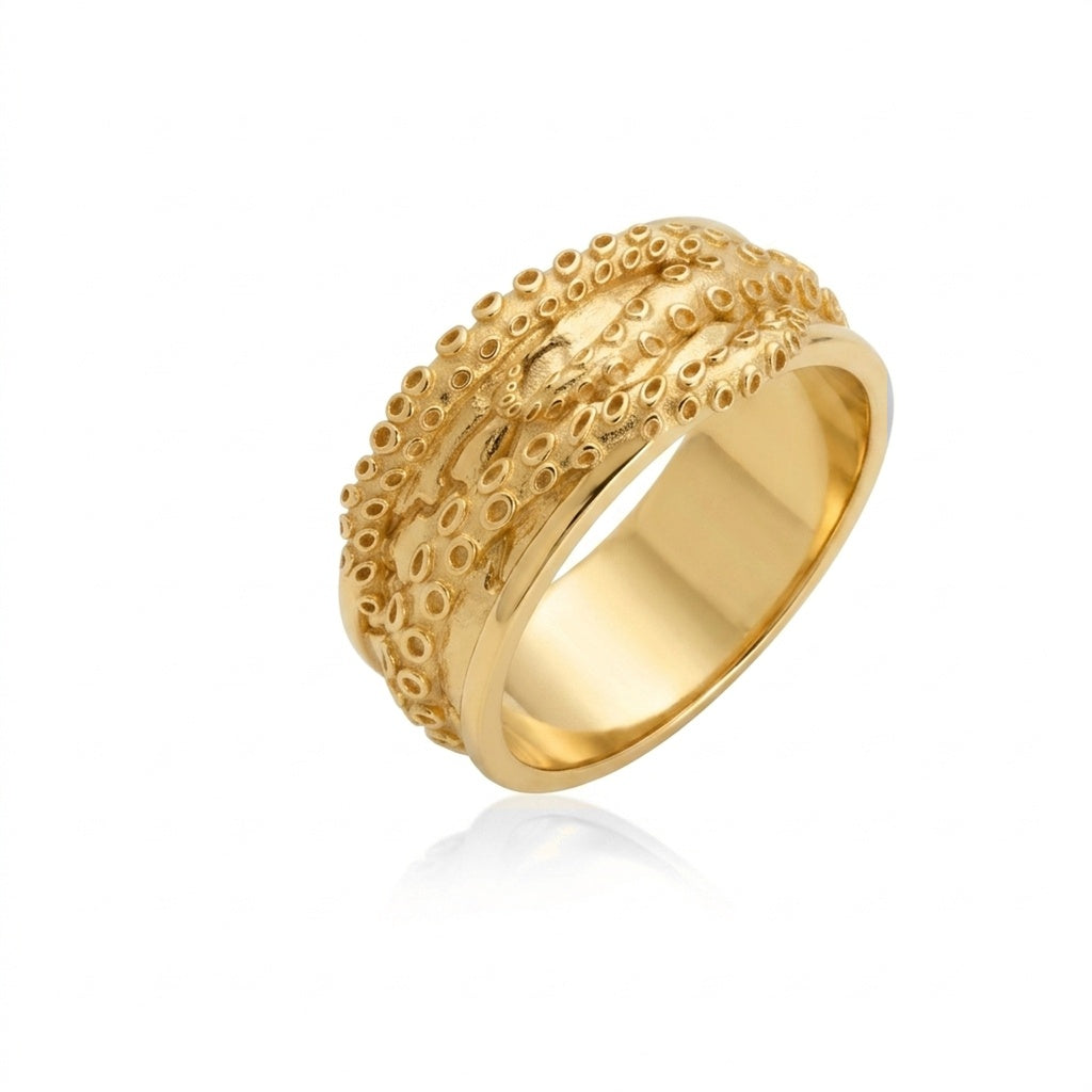 Octopus Tentacle Wrap Band Ring
