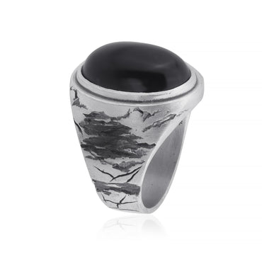 925 Sterling Silver Oxidized