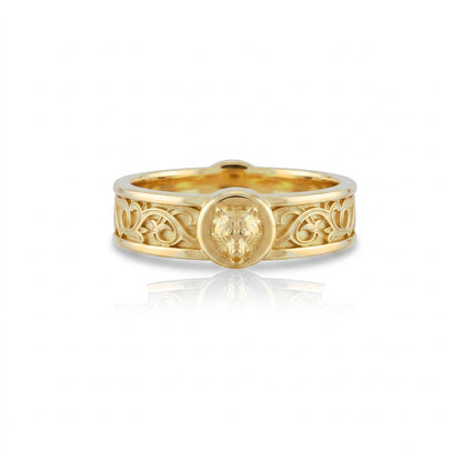 Bear Band Ring