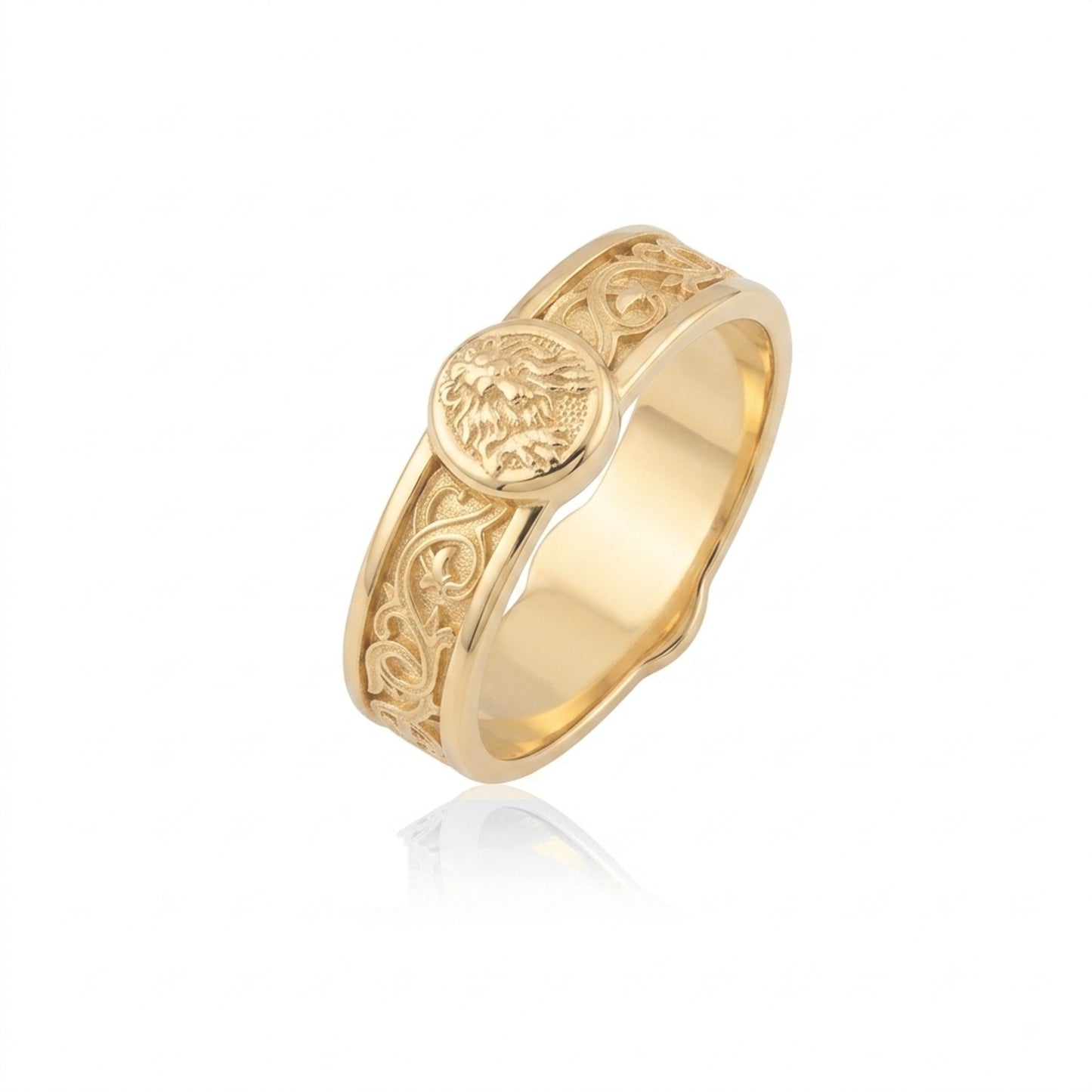 Lion Band Ring