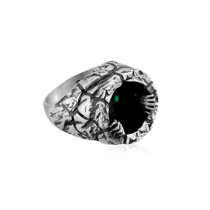 Hands of the Damned Green Stone Ring