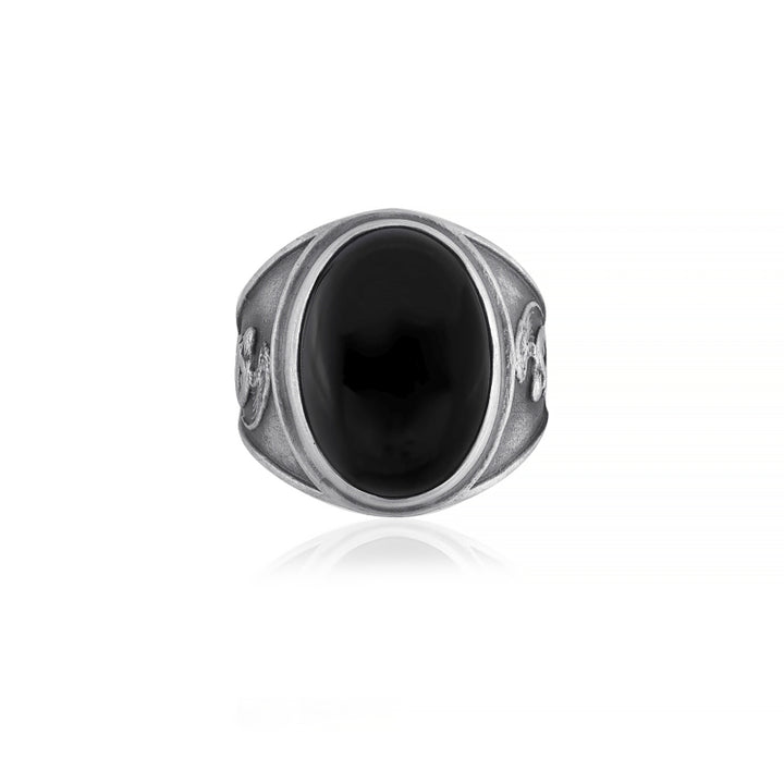 angel onyx ring top view