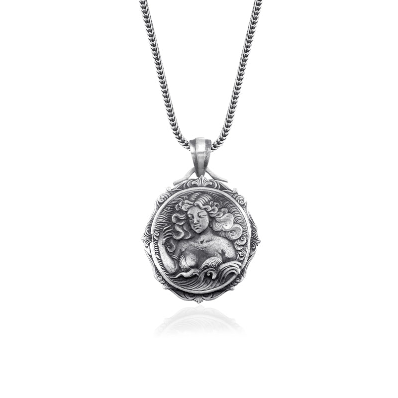 aquarius zodiac necklace