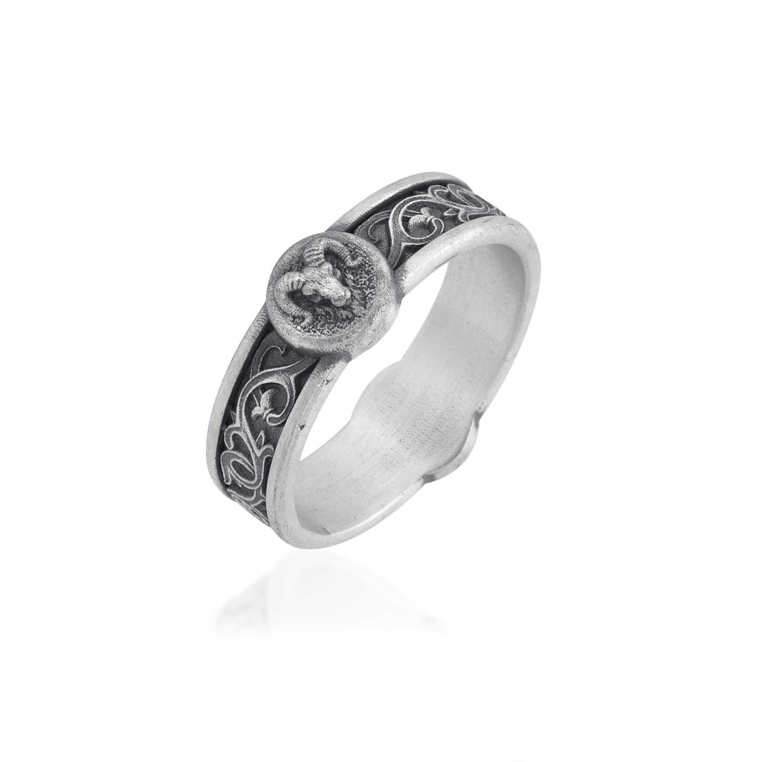 aries ram band ring