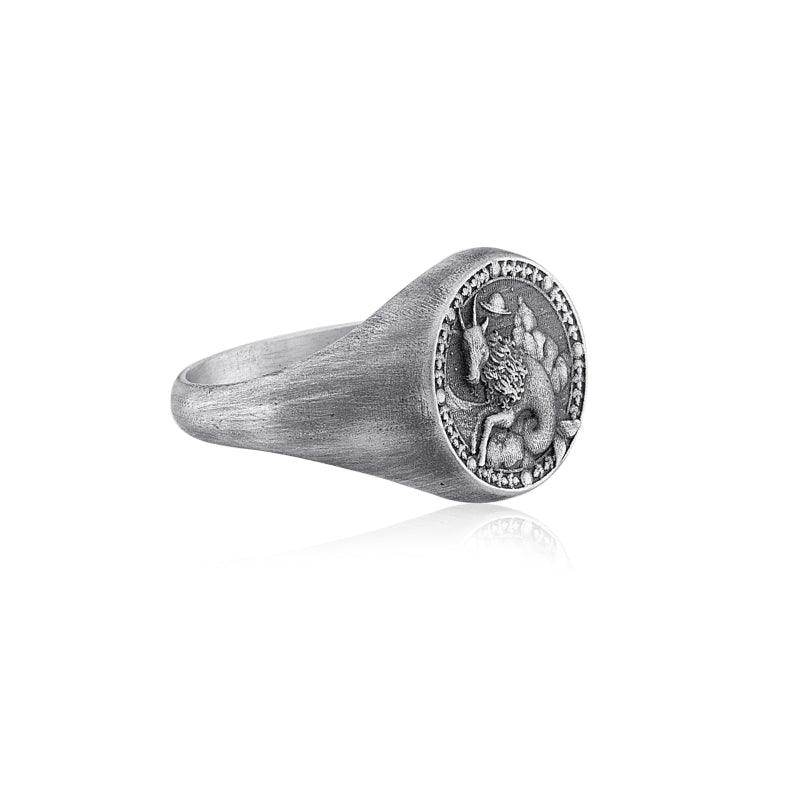 aries zodiac ring v2 side view