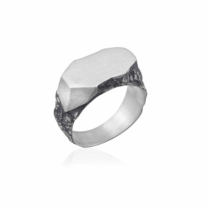 Cosmic Meteorite Signet Ring