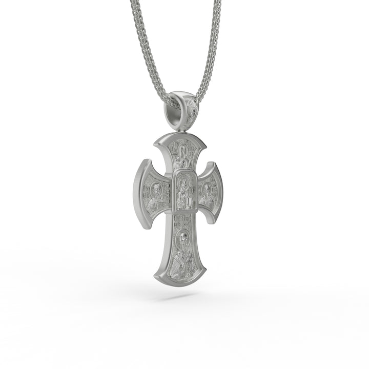 Jesus Christ Orthodox Cross Necklace