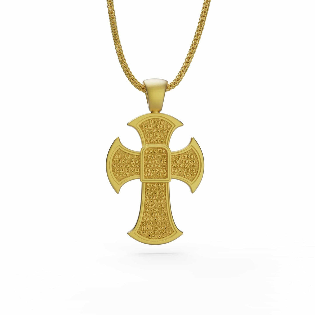Jesus Christ Orthodox Cross Necklace