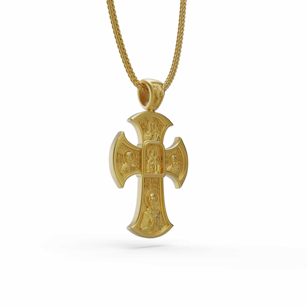 Jesus Christ Orthodox Cross Necklace