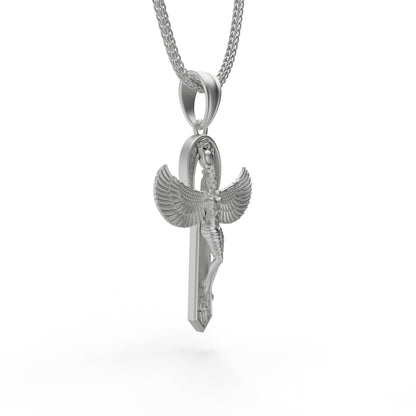 Goddess Isis Bronze Detailed Necklace