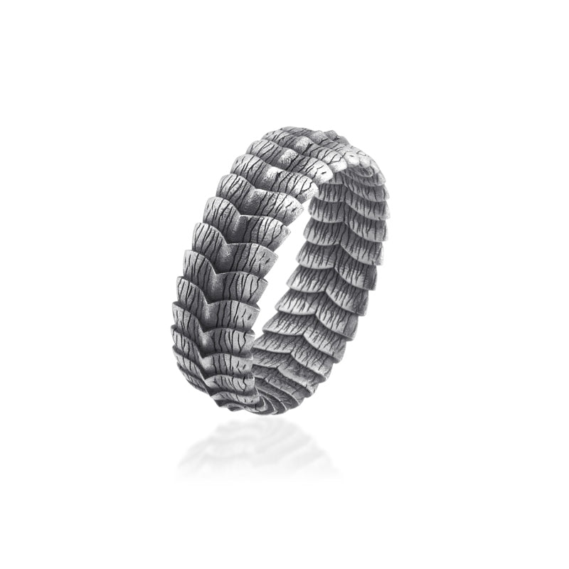 dragon scales band ring