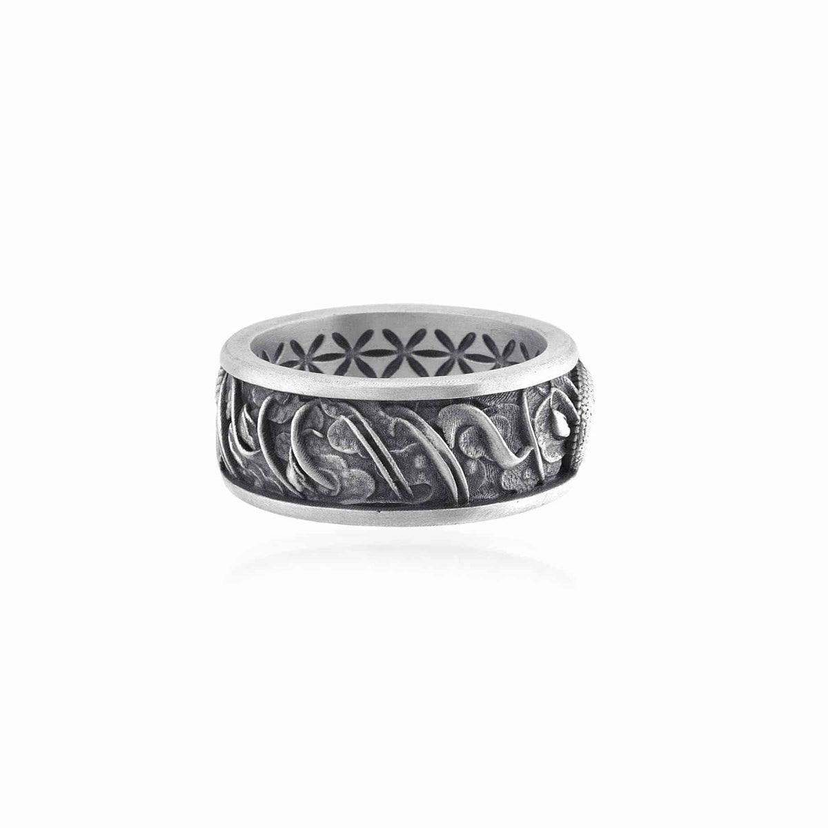 Dragon and Koi Band Ring