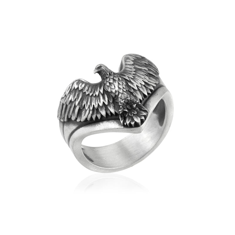 Eagle Signet Ring side view