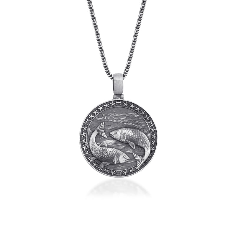 fish zodiac necklace v2