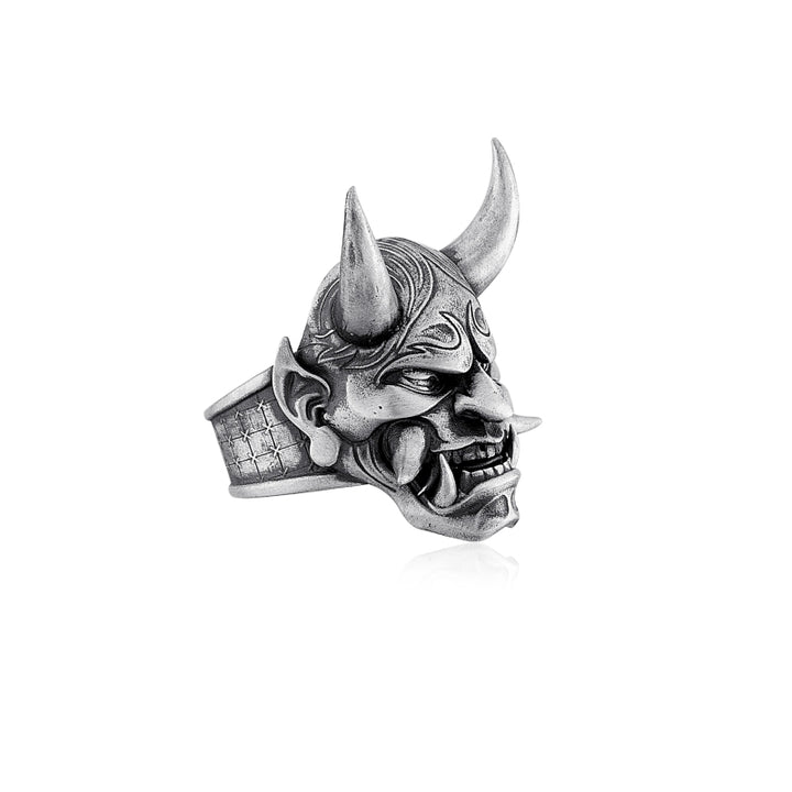 Hannya Demon Ring side view