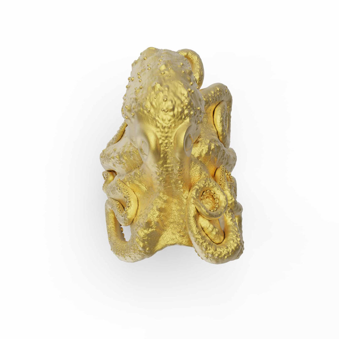 Abyssal Sovereign Octopus Ring
