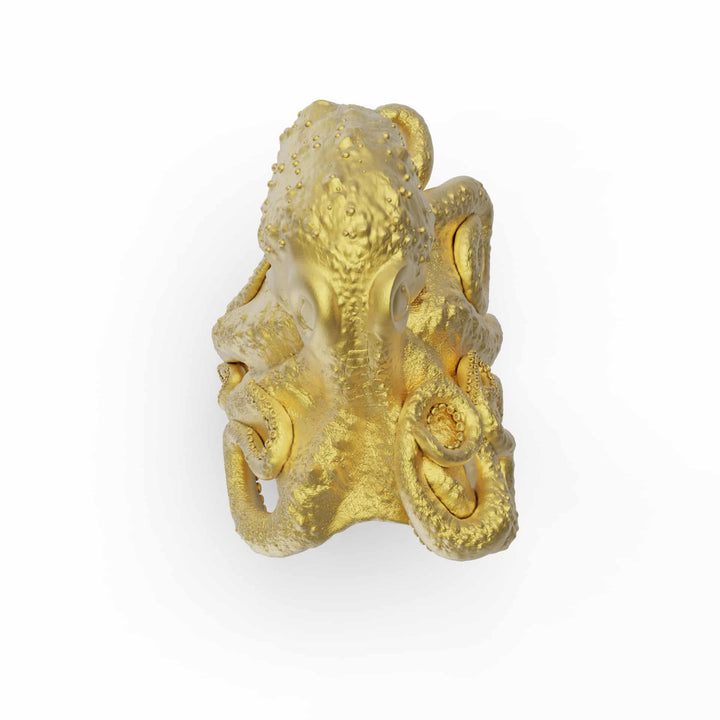 Abyssal Sovereign Octopus Ring