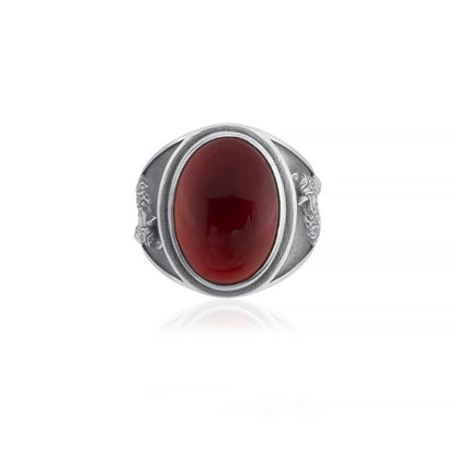 Horse Carnelian Ring