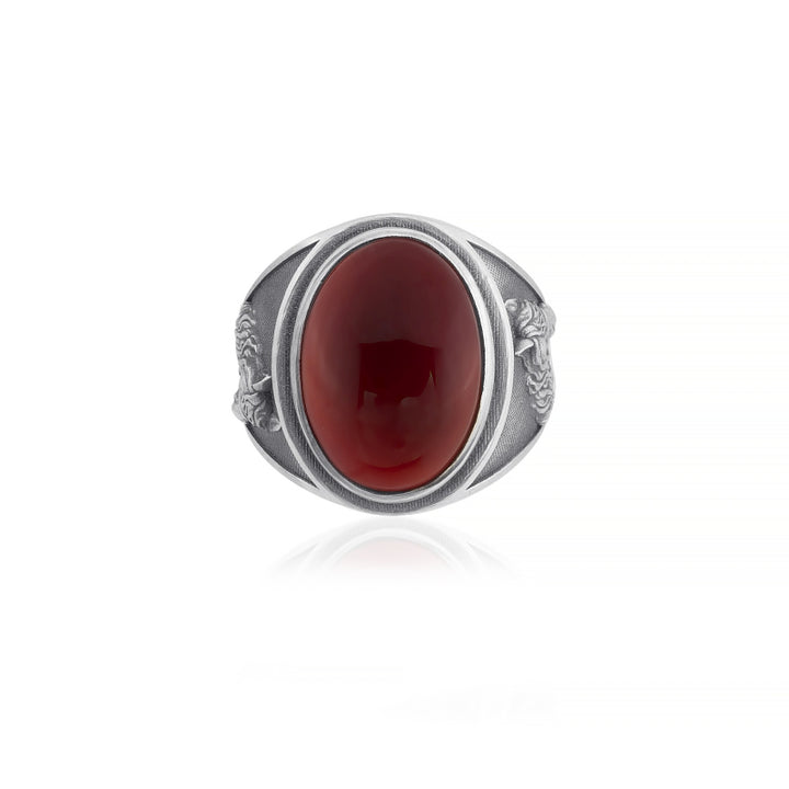 Horse Carnelian Ring