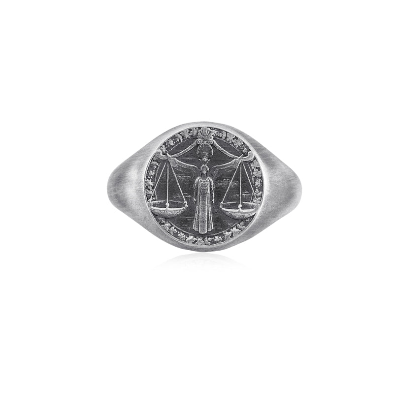Libra Zodiac Ring