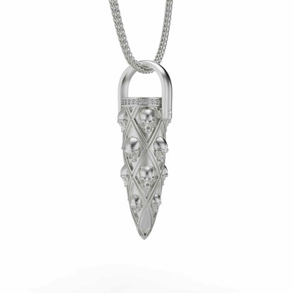 Bullet Skull Necklace