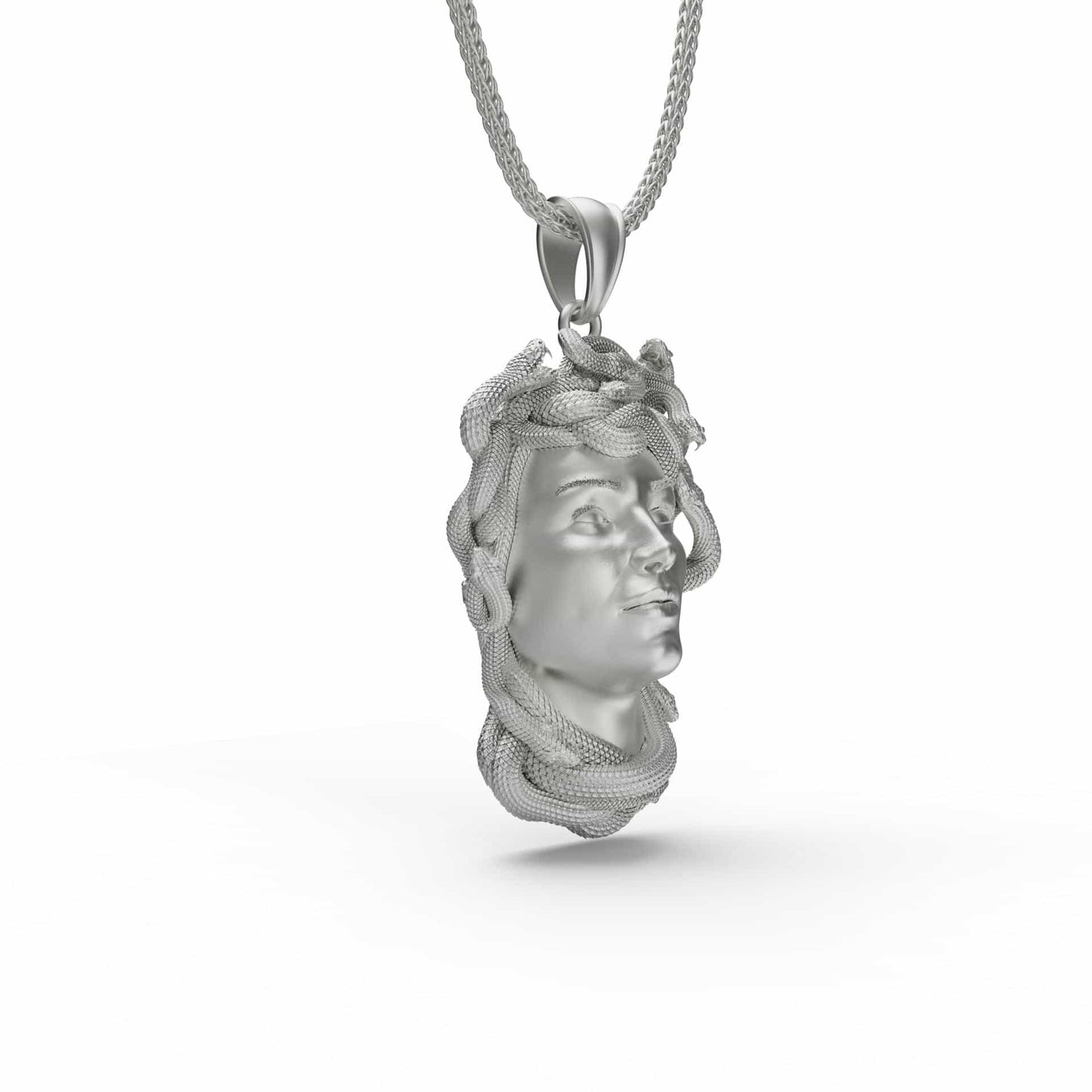 Gorgon Medusa Head Necklace