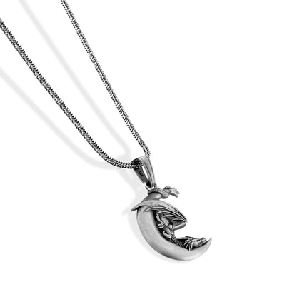Moon Dragon Necklace