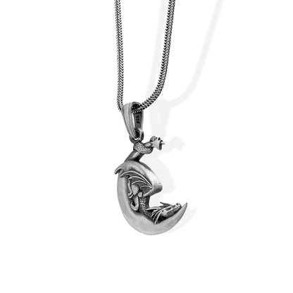 Moon Dragon Necklace