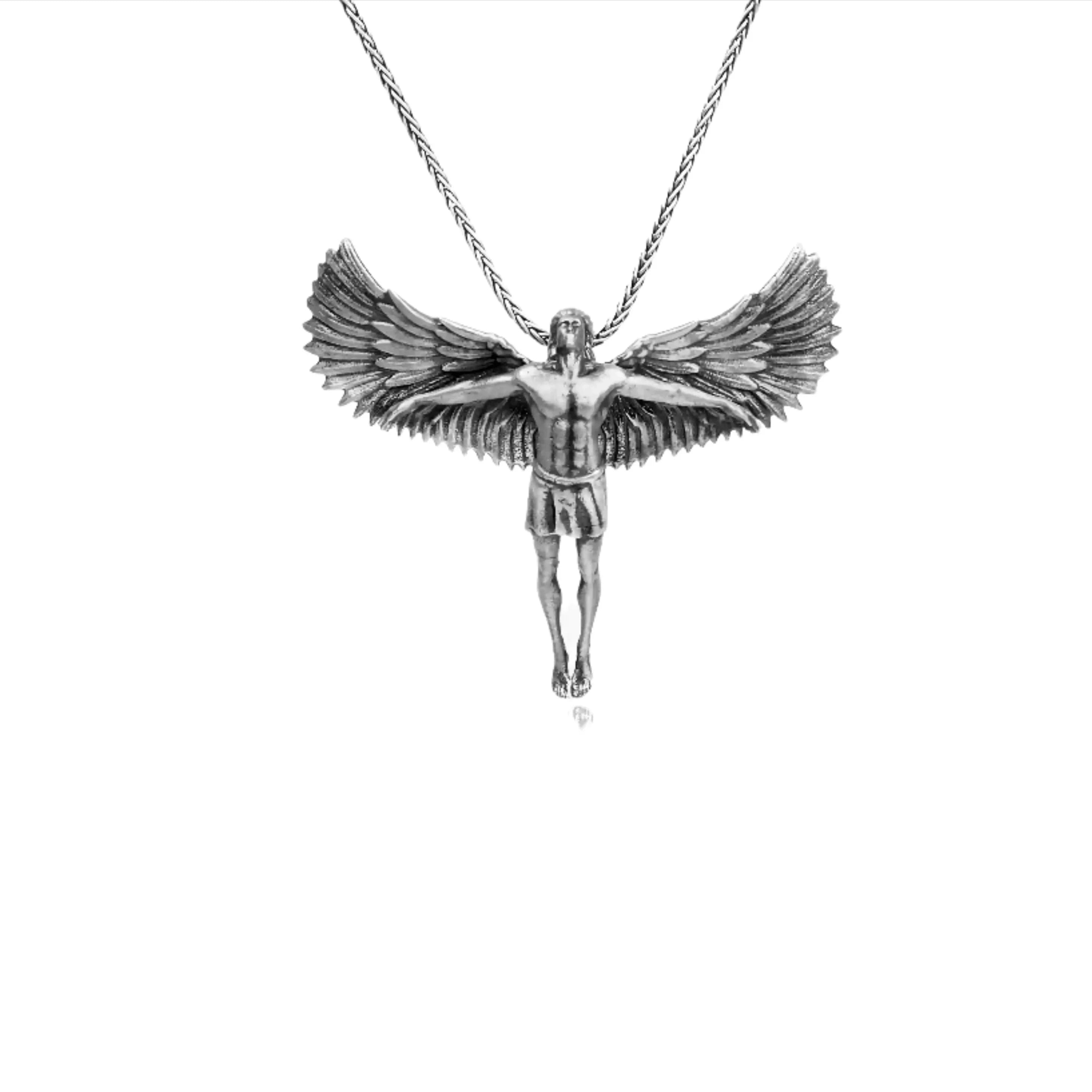 handmade sterling silver Angel Body Necklace