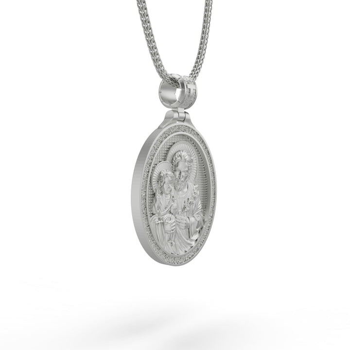 Saint Joseph Oval Medallion Necklace