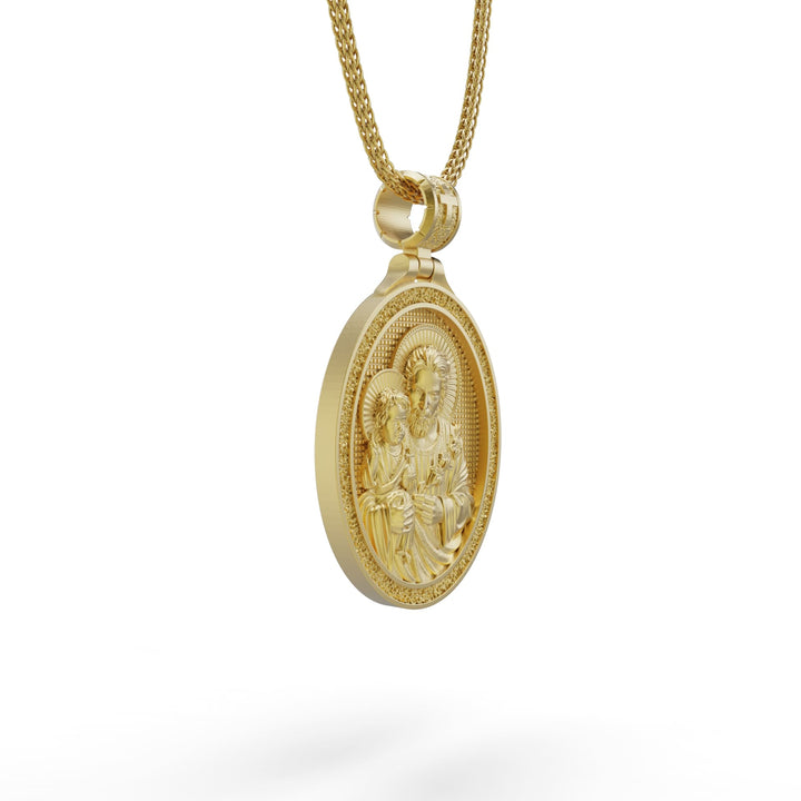 Saint Joseph Oval Medallion Necklace