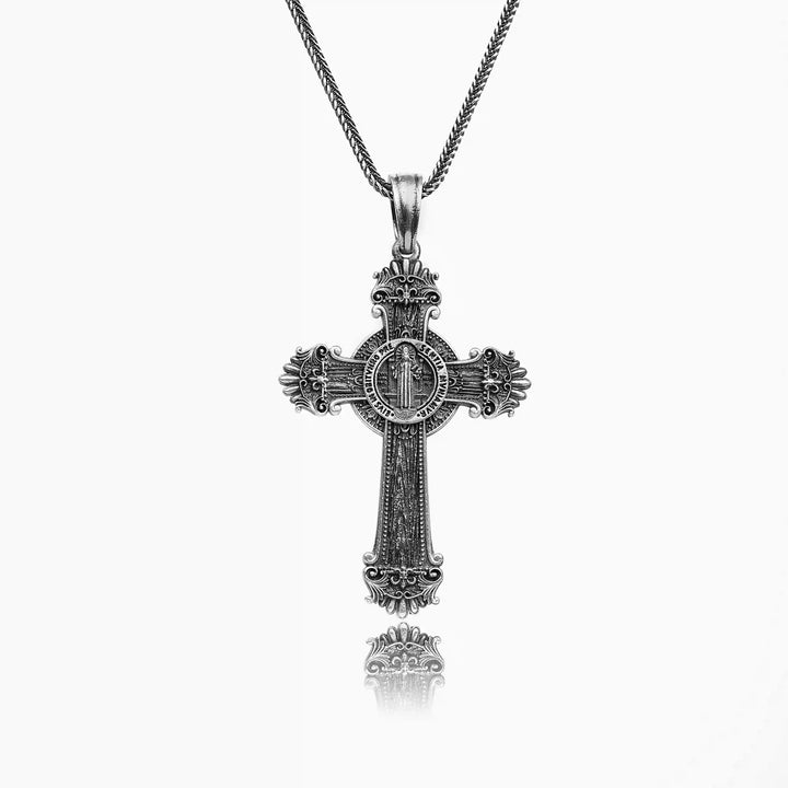 sterling silver Crucifix Cross Jesus Necklace, religious, christian