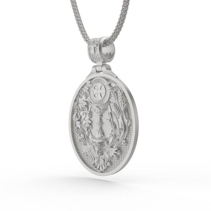 Ovoid Saint Michael Necklace