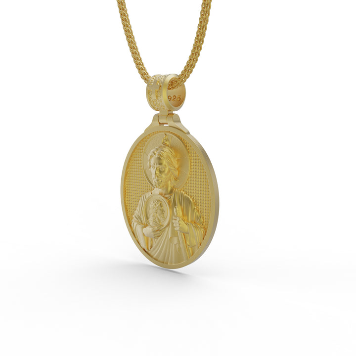 Saint Jude Medal Necklace