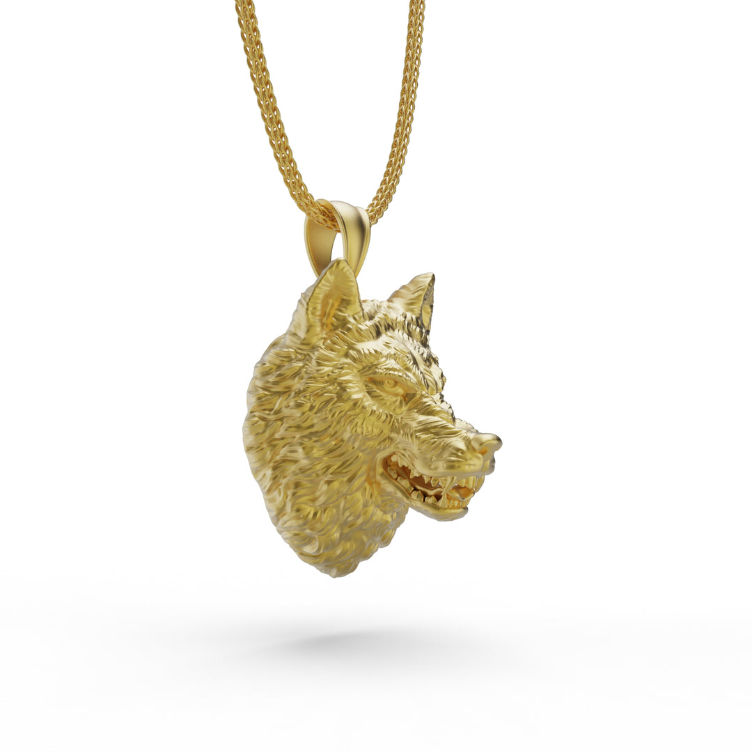 Fearless Wolf Necklace