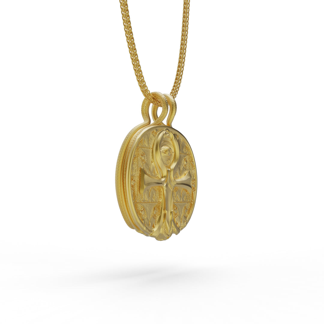 Ankh Coin Necklace