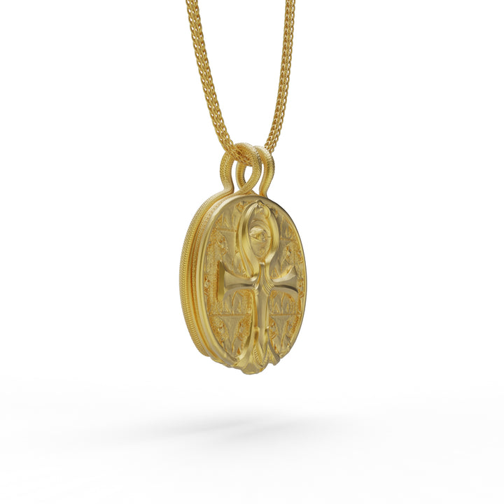 Ankh Coin Necklace