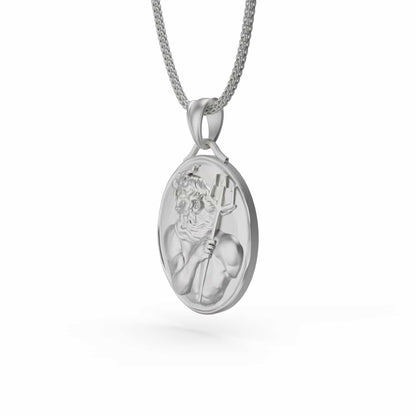 Poseidon and Trident Necklace