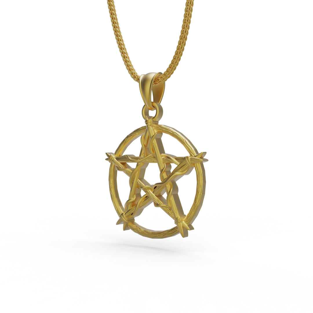 Pentagram Wiccan Necklace