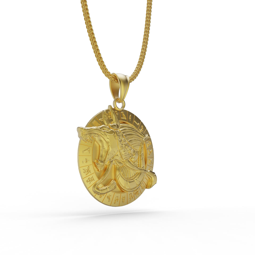 Anubis Medallion Necklace