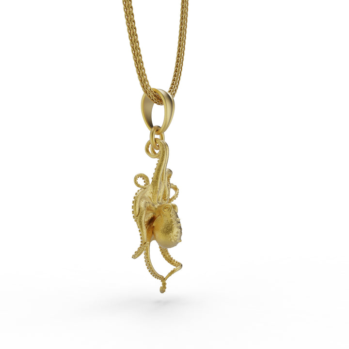 Hanging Octopus Necklace