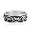 925 Sterling Silver Oxidized